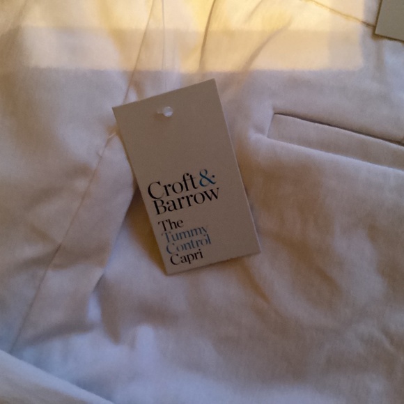 BNWT CROFT AND BARROW WHITE CAPRIS SIZE 8 regular - Picture 4 of 5